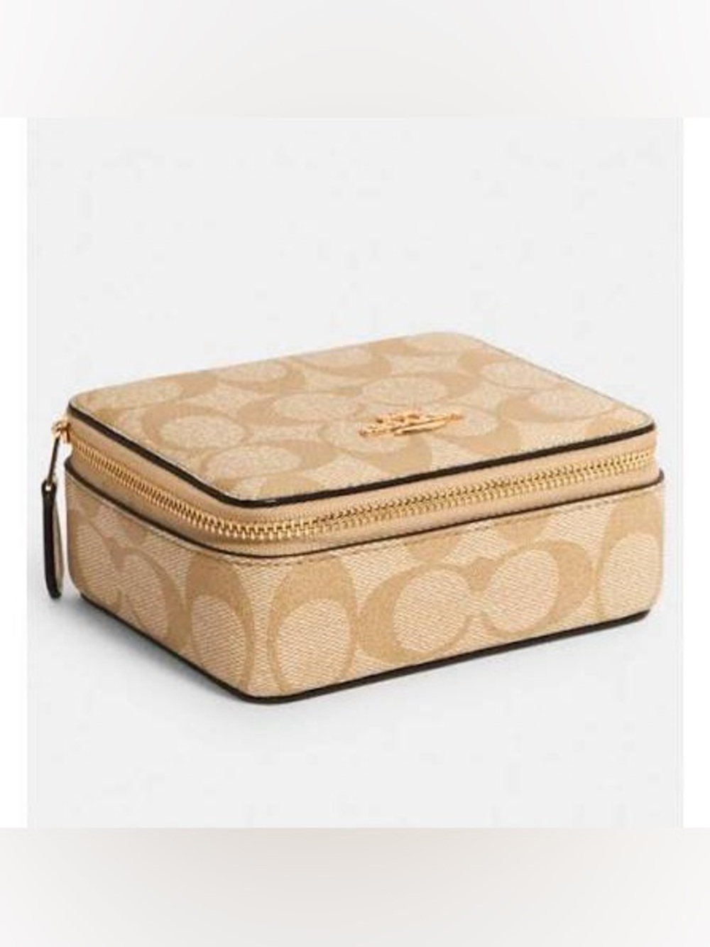 Coach - Jewelry Box (IM/Light Khaki/ Chalk)